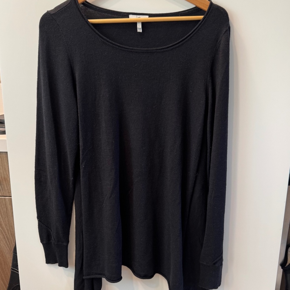 Joie Black Long Sleeve Loose Top